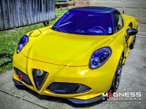 Alfa Romeo 4C Carbon Fiber Front Bumper Center Grille Frame 